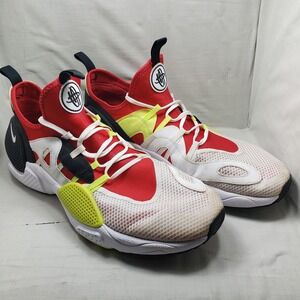 Nike Huarache‎ EDGE Running Shoes Red White Yellow Black Men's US 13 EUR 47.5